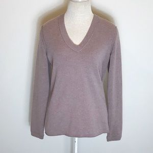 MAGASCHONI 100% cashmere v-neck sweater Sz M
